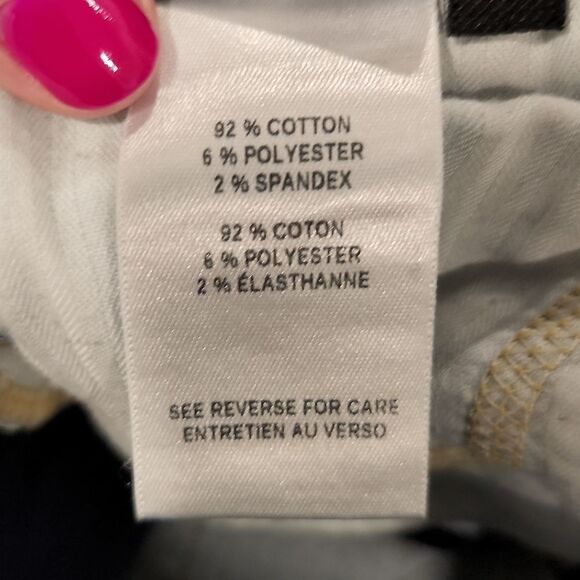 7 for all mankind high waist ankle gwenevere skinny distressed jeans size 24 - Picture 6 of 11